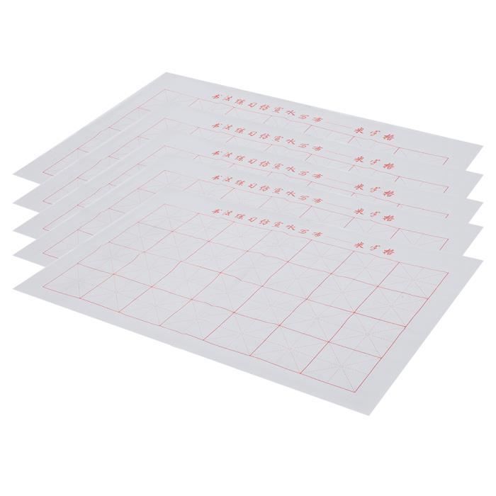Tissu Calligraphie Magique Tissu D'écriture à Eau LAANCOO - Carnet Réutilisable Pour Calligraphie Chinoise Tissu écriture Lavable