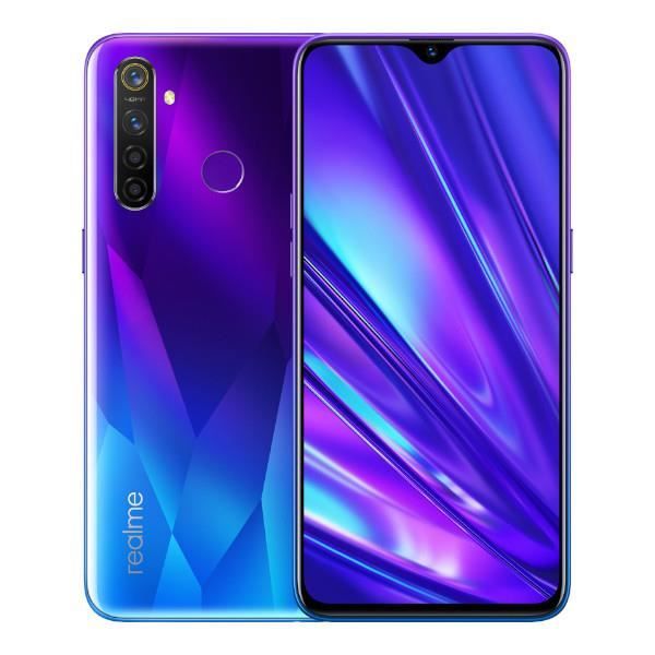 Achat T&eacute;l&eacute;phone portable Realme 5 Pro 4Go/128Go Bleu Brillant (Sparking Blue) Dual SIM pas cher
