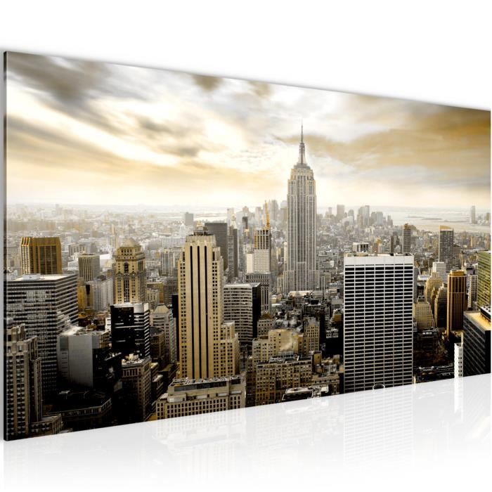 Décoration murale en métal skyline New York