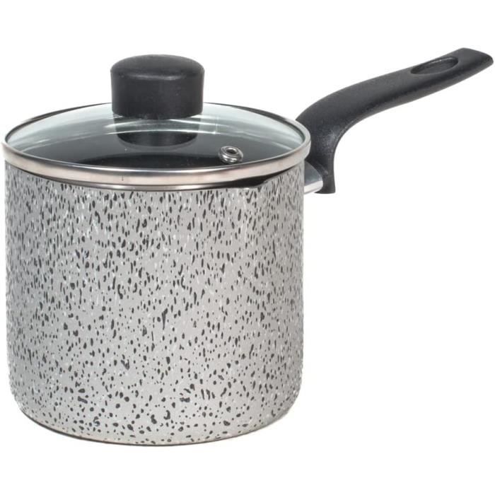 Bollilatte Home Salt Npepper 12cm - Alluminio Antiaderente 6 Strati, Coperchio In Vetro, Per Gas E Lavastoviglie - Foto 11