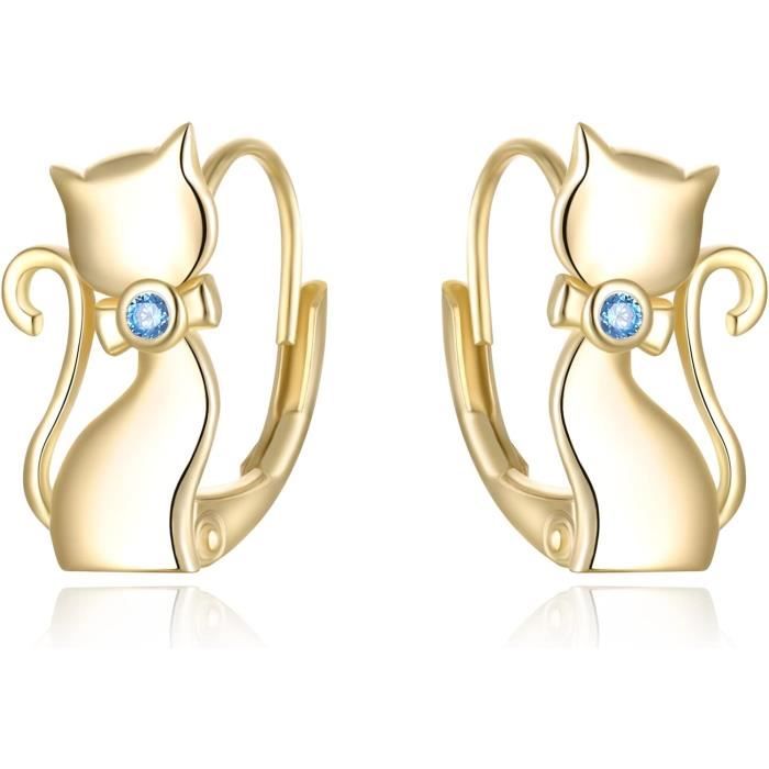 Boucles D'oreilles Créoles En Argent Sterling 925 Avec Zirconium Cubique - Style Hoop, Fabriquées à La Main