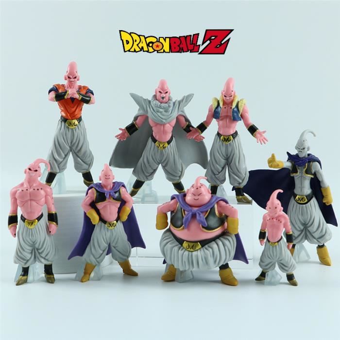 Figurines Dragon Ball Boubou - Pack de 8 Figurines Boo - Marque SEBTHOM - Taille 12 cm - Rose