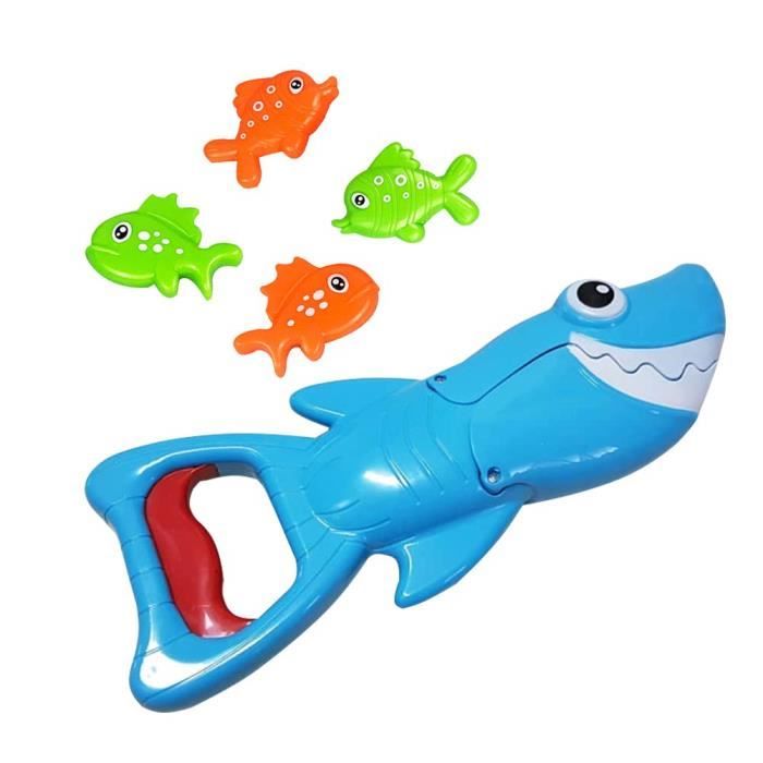 5pcs Enfants Jouets De Bain Requin Affame Attraper Des Poissons De Peche Bain Heure De Jouets Jouets Baignoire Eau Jouets Douche Cdiscount Puericulture Eveil Bebe