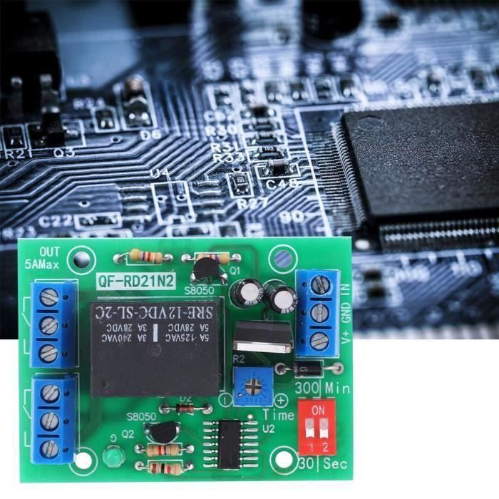 Module Relais Photorésistant à Retard Réglable | DC 24V | Contrôle D'Éclairage Automatique | Capteur 50cm | Pour Détection De Lumière