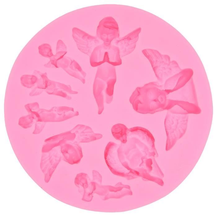 Moule à Fondant En Silicone Tête D'Animal Ferme MINFEIDMS - Pour Décoration Gâteaux