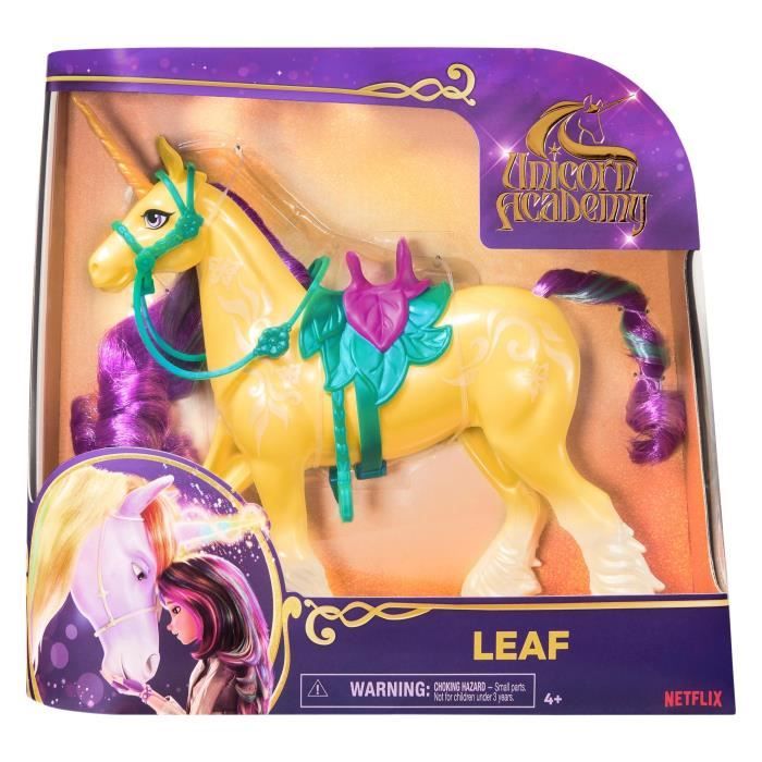 Unicorn Academy - Leaf ou River - Licorne 28cm - modèle aléatoire - dès 4 ans - LÉcole des Licornes