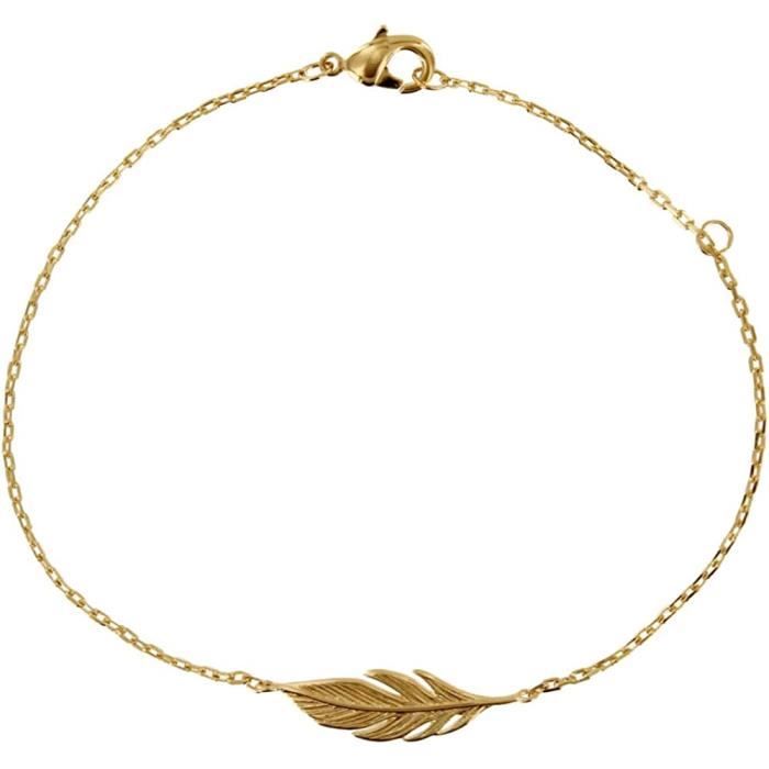 Bracciale Ciondoli Amore in Argento Placcato Oro Perline