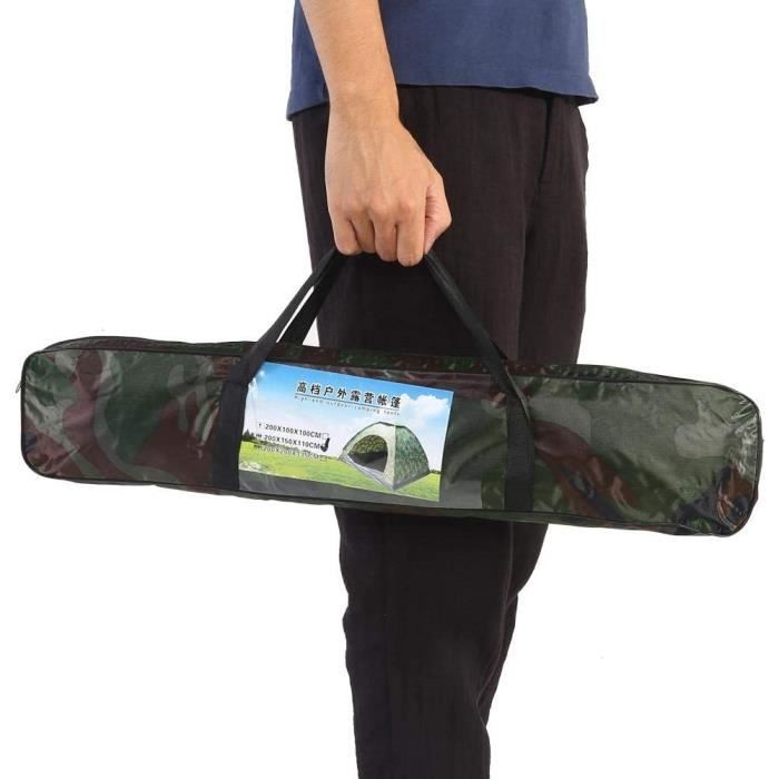 Tente de Camping Portable Imperméable pour 2-4 Personnes, Design Pliable Idéal pour la Plage et l'Extérieur, Dimensions 213cm x 213cm x 130cm, Légère et Facile à Transporter