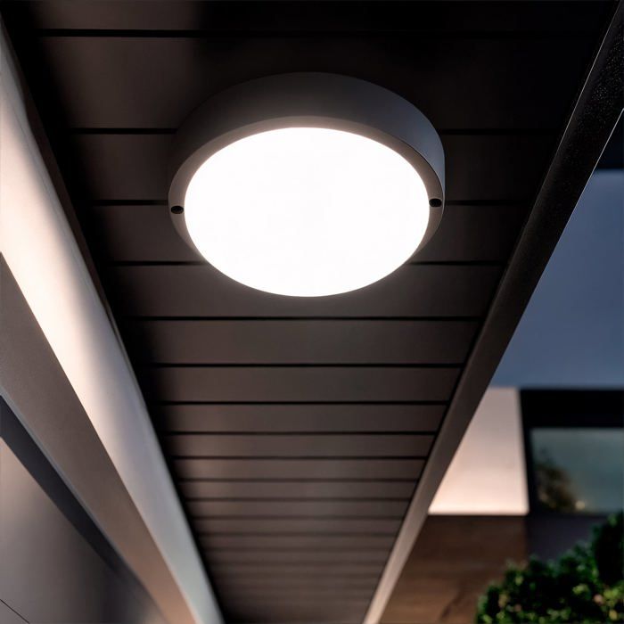 Ledkia Plafonnier LED Extérieur Rond Ø140 mm - vue 2