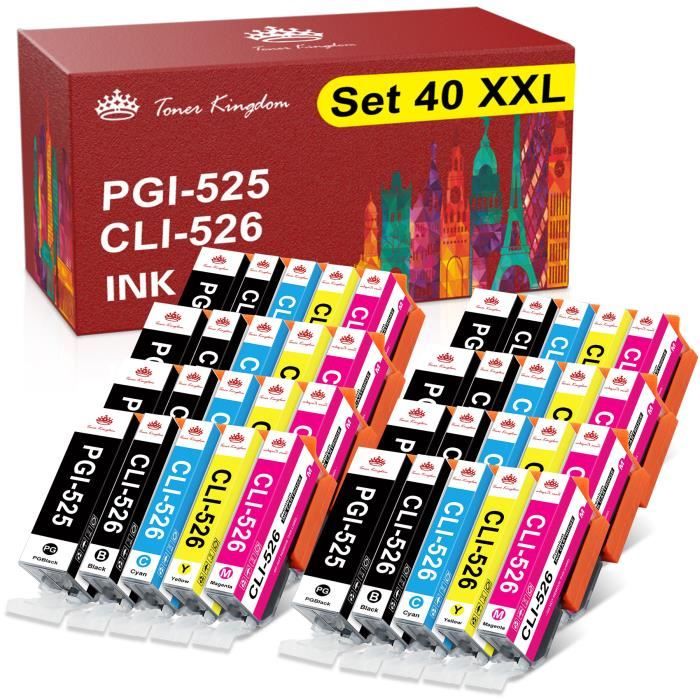 Canon CLI-526 Nero / Ciano / Magenta / Giallo Value Pack ( 10x15 Cm Fotopapier 50 Blatt - Foto 9