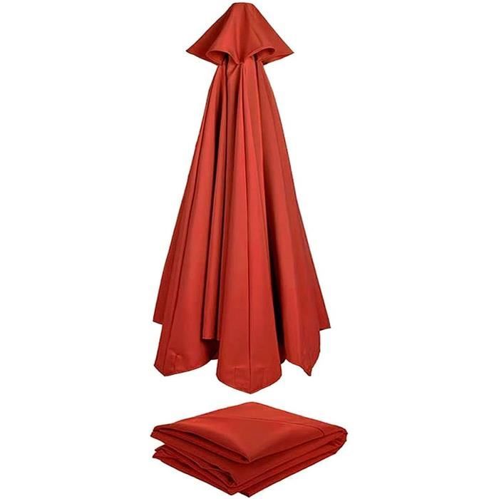 Toile De Remplacement Parasol Jardin 300cm (9.8FT) Pour 8 Baleines - Housse Polyester Diverses Couleurs