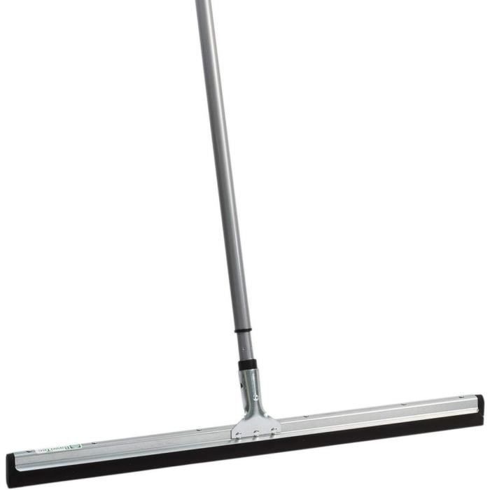 Relaxdays Raclette Squeegee Manche Télescopique 84-135 Cm – Lèvre Caoutchouc, Acier Inox, Nettoyage Fenêtres, Douche, Terrasse, Bleu/Argent