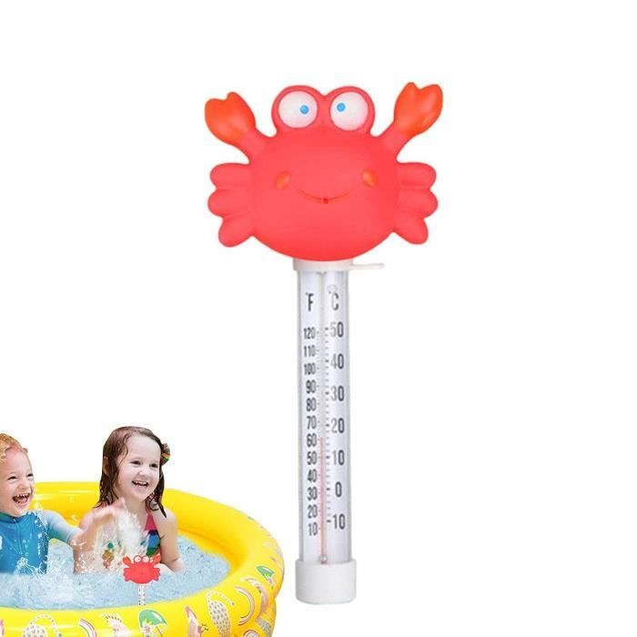 Thermomètre Flottant Pour Piscine Et Spa – Grand Cadran Facile à Lire, Tête Ronde En PVC, Acier Inoxydable, Pour Intérieur Et Extérieur