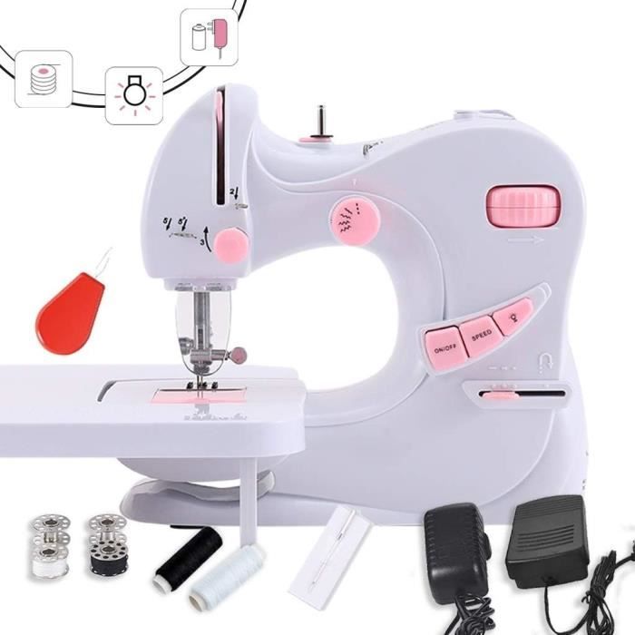 Mini Machine à Coudre Portable Manuelle - Pour Débutants, Réparations Rapides, Tissus Jusqu'à 1,8 Mm, Cadeau