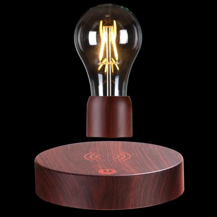 SUMAG Ampoule magique à contrôle magnétique (couleur blanche avec 1 anneau magnétique) tours de magie magicien illusion de scène Gimmick Props Mentalisme