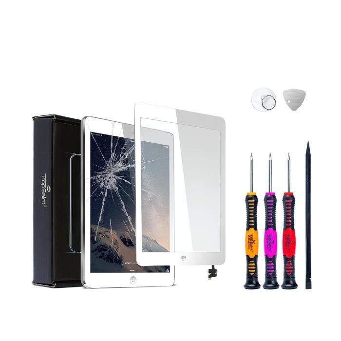 Écran Tactile Complet IPad Mini 1 Et 2 – Noir Avec Contrôleur Et Bouton Home Inclus + Kit Outils !