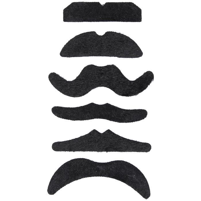ADAMEL PARTY Lot de 12 Fausses Moustaches Noires Assorties I Auto-Adhésives Déguisement Accessoire I Bandit Méxicain Gangster Pirate Plombier Freddie Années 70 80 I Carnaval Halloween ADAMEL PARTY Lot de 12 Fausses Moustaches Noires Assorties I Auto-Adhésives Déguisement Accessoire I Bandit Méxicain Gangster Pirate Plombier Freddie Années 70 80 I Carnaval Halloween
