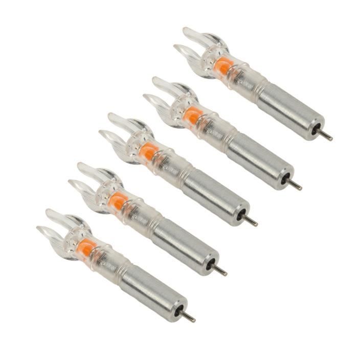 6 Encoches LED Automatiques 6.2mm Pour Flèches De Tir à L'arc