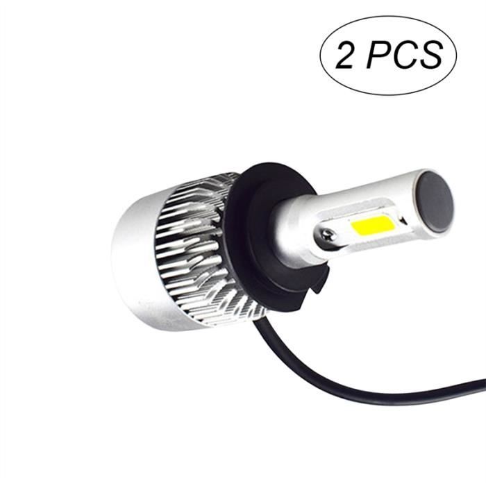 2pcs S2 LED Ampoule de phare 36W 9-32V 8000LM imperméable feux de route  Feux de croisement intégré Headlamp voiture Head Light (H7) - Cdiscount Auto