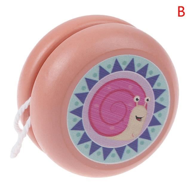 YOYO,BYo yo en bois avec College'animaux mignons pour enfant, jouet