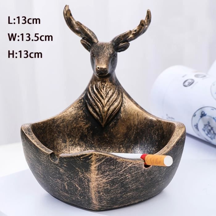 Cendrier Fantôme à Grande Bouche, Grande Capacité, Cendrier Fantôme En Céramique, Support De Bureau élégant, Degré De Chaleur, Agaçant