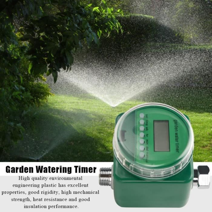Automatic Electronic Water Timer Pour Jardin Arrosage Système d'irrigation plante NEUF
