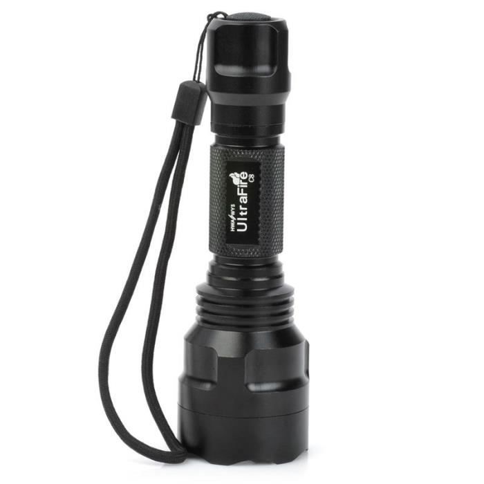 Lampe Torche UV 365 NM En Alliage D'aluminium, Noire | Leroy Merlin