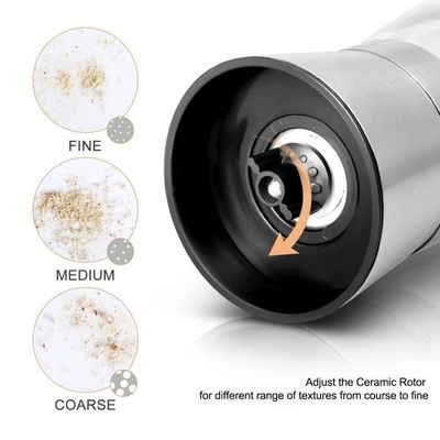 Paquet De 2 : Moulin à Sel Et à Poivre En Acier Inoxydable De Qualité