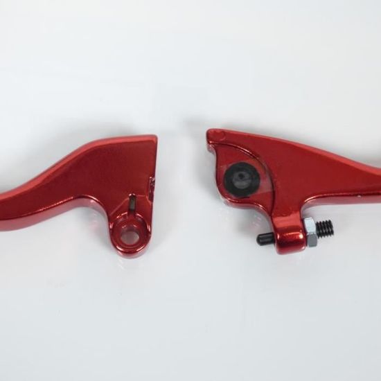 Levier De Frein/Débrayage TUN'R Pour Derbi Senda SM/R Race 2003-2009 - Couleur Rouge