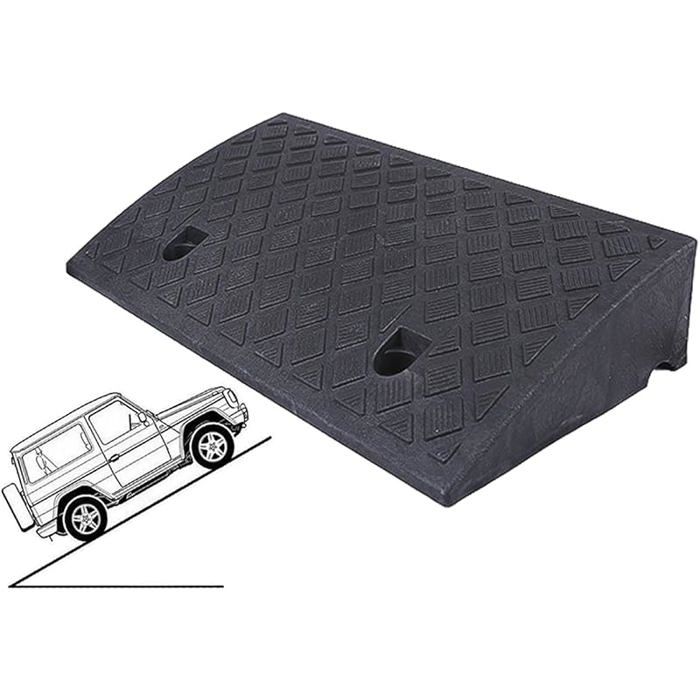 Rampe De Bordure Antidérapante 30 Mm – PVC/caoutchouc, Pour Voitures, Fauteuils, Trottinettes
