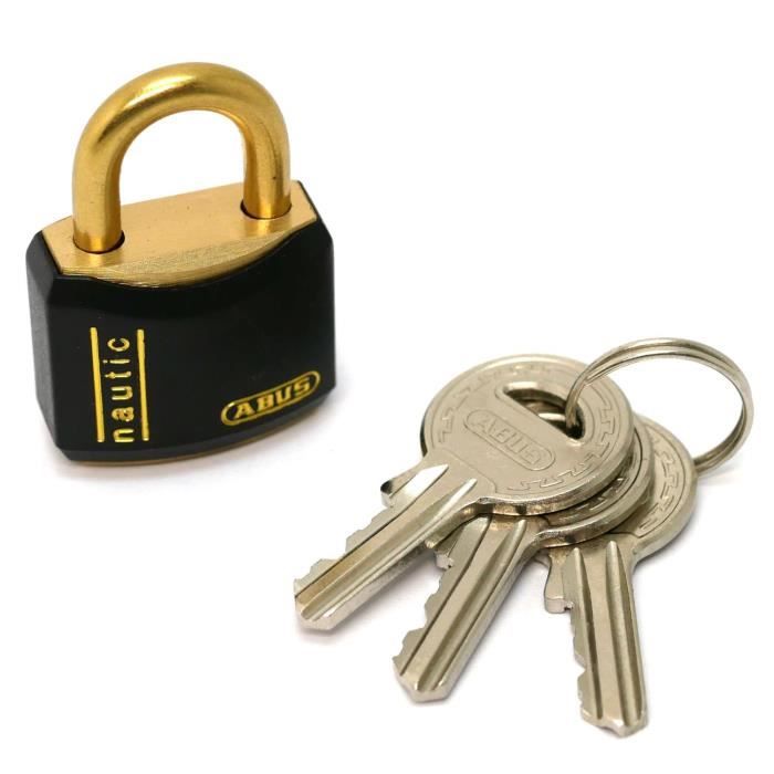 Cadenas à code laiton spécial intempéries largeur 50 mm - Abus 180IB
