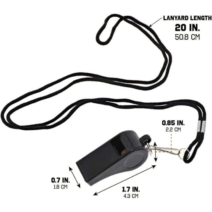 Lot De 4 Sifflets En Acier Inoxydable – Son Puissant, Cordon Inclus, Pour Arbitres, Coachs, Survie Et Sport