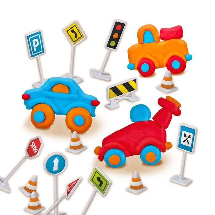 Pâte à Modeler 36 Couleurs - Sèche à L'air, Souple, Non Collante - Avec 3 Outils - Pour Enfants 3-12 Ans