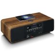 Radio stéréo DAB+/ FM, CD, 2 USB, Bluetooth®, QI, télécommande - LENCO - DAR-051WD - Bois-2