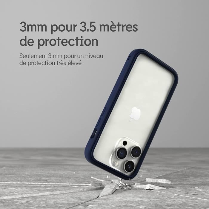 RhinoShield Protection écran 3D Impact compatible avec [iPhone 13/13 Pro] |  3X plus de protection contre les chocs Bords incurvés 3D pour une