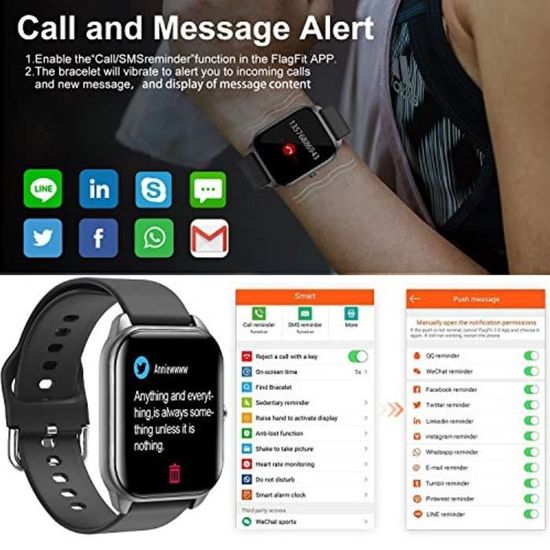 Flag fit smart watch sales