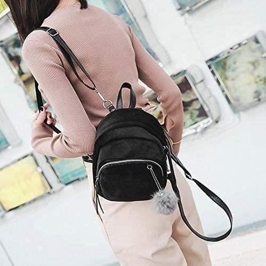 Yongme Mini sac dos en velours pour femme 2018 ado fille fille