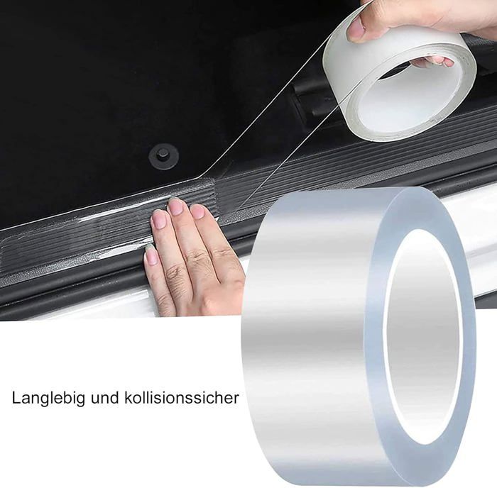 Protection Vtt Film De Protection De Porte De Voiture Transparent Auto-adhésif Protection Seuil De Porte Voiture