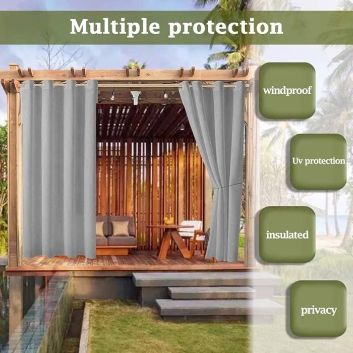 Rideaux Impermables Pour Pergola