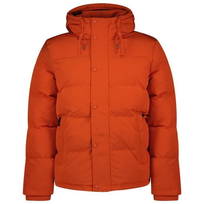 Veste matelassée à capuche Superdry Everest Orange purée de citrouille  Homme