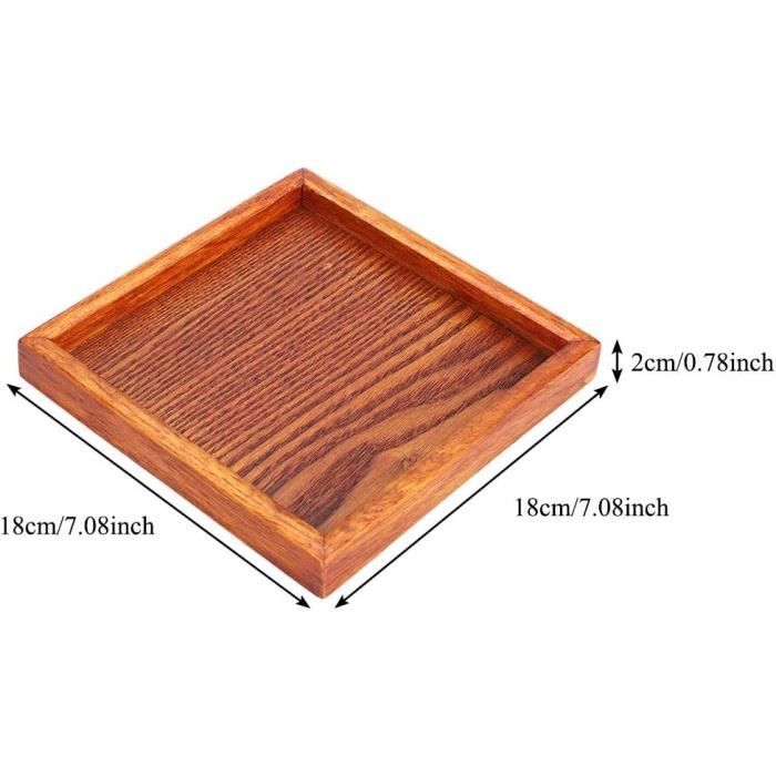 Plateau En Bois Noir Avec Pieds - Pour Salle De Bain, Coiffeuse, évier - Rangement Bijoux, Cosmétiques, Accessoires
