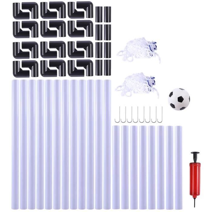 Kit Buts Football Enfants - Cage Pliable + Mur De Tir + Cônes + Échelle - Jardin Et Entraînement