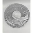 Plinthe souple flexible de haute qualité en PVC MadeInNature®/BLANC, hauteur 60mm (x) 15m longueur -3