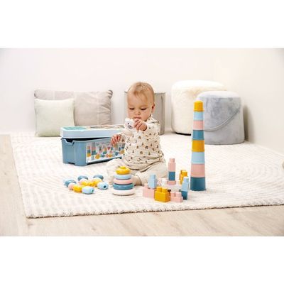 VTech Bla Bla Blocks – Mon Éléphant Des Découvertes – Jouet Éducatif Interactif Avec 20 Blocs (Version FR)
