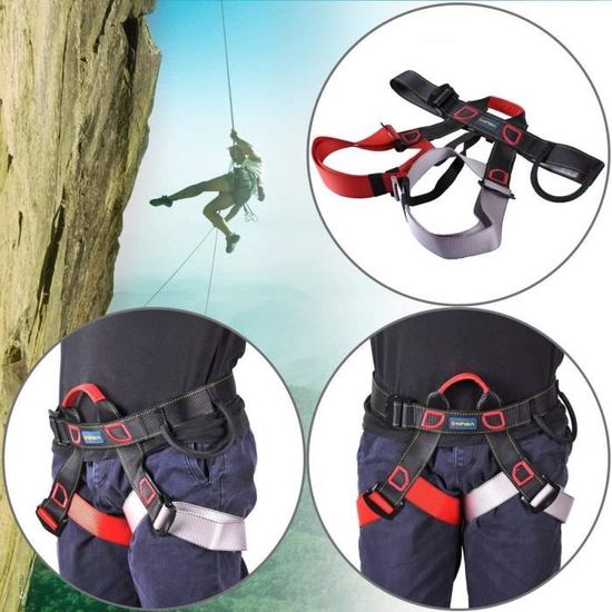 KINGUARD Baudrier Escalade Ceinture de s/écurit/é Harnais /Élagage Complet pour Escalade Alpinisme Elagueur Sp/él/éo Montagne Descente en Rappel pour Hommes Femmes