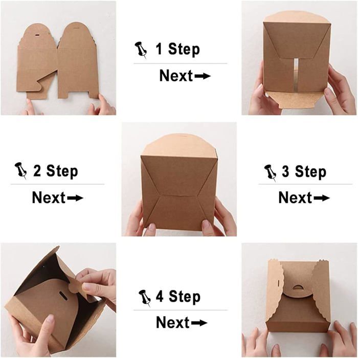 Lot De 20 Boîtes à Tiroirs En Papier Kraft 12.8x11x4.3cm Savon Blanc