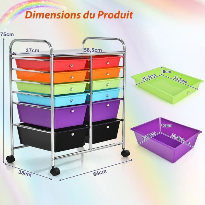Chariot de Rangement Mobile INTBUYING Chariot Utilitaire en Métal Organisateur de Maquillage avec Boîte de Rangement (3 Étagères) pour Cuisine Salle de Bain Bureau Classe Chariot de Rangement Mobile INTBUYING Chariot Utilitaire en Métal Organisateur de Maquillage avec Boîte de Rangement (3 Étagères) pour Cuisine Salle de Bain Bureau Classe