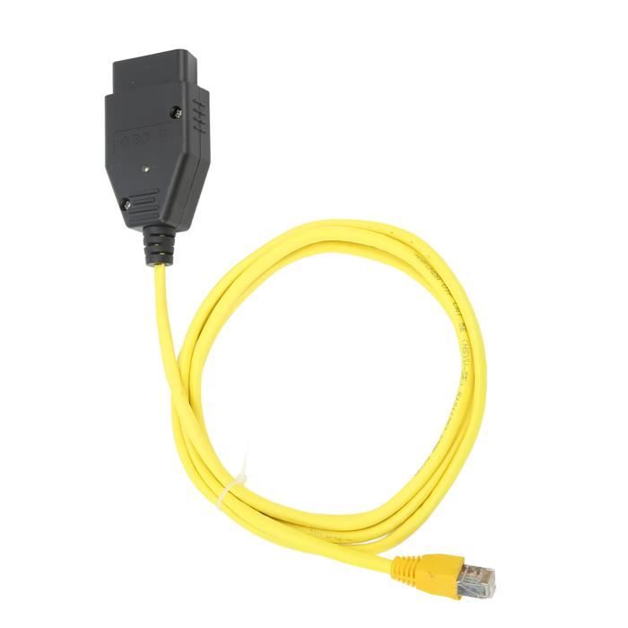 ENET – câble de données Ethernet vers Interface OBD2, connecteur