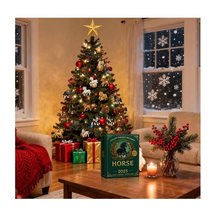 Calendrier De L'avent Cheval & Cavalier : Calendrier De Noël Sur Le