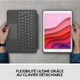 Étui clavier rétroéclairé - Logitech Combo Touch - Pour iPad 7e, 8e et 9e générations-5